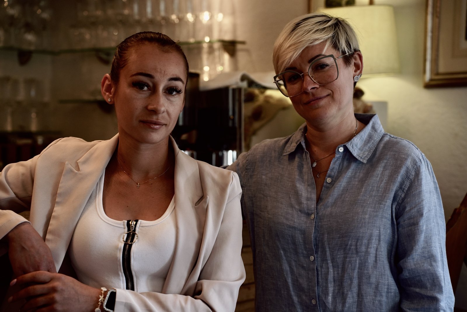 Zwei Mitarbeiterinnen des Ristorante Trevi